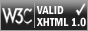 Valid XHTML 1.0 Transitional
