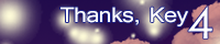 Keyアレンジ音楽オンラインイベント『Thanks,Key 4』バナー