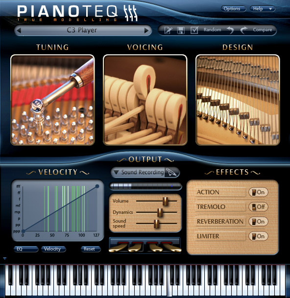 �킸��20MB�iGB�ł͂Ȃ��I�j�̃C���X�g�[���T�C�Y�Ŕ��Ƀ��A���ȉ���t�ł�MODARTT S.A.S.�Ђ̃\�t�g�E�F�A�o�[�`�����s�A�m�����uPianoteq�v